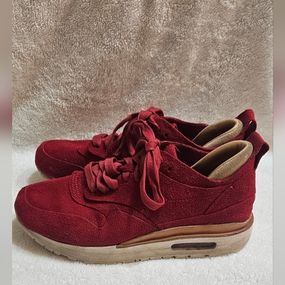 NIKE 2015 Air Max's Royal Gym Red Suede & Leather Men's Size 7.5  Sneakers Shoes - Picture 6 of 6